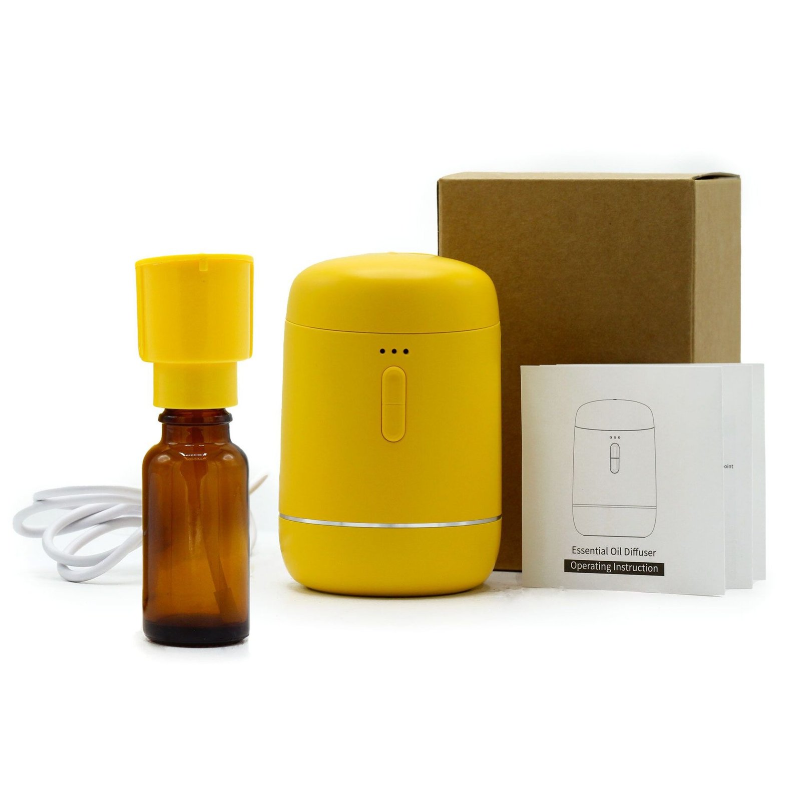 Nebulizador simple de aceite sin agua - USB a C - Amarillo - Imagen 5
