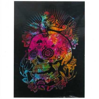 Tapiz de algodón - Dia de la calavera muerta