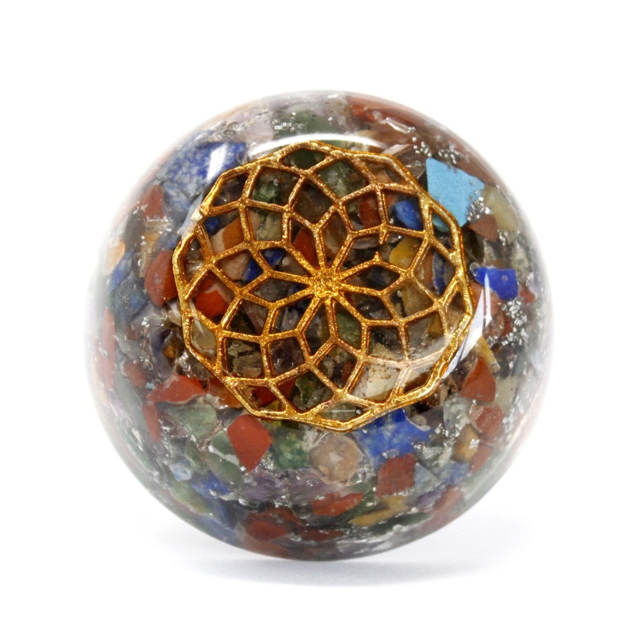 Orgonita de oficina - Piedras múltiples 6,5x3 cm. - Imagen 5