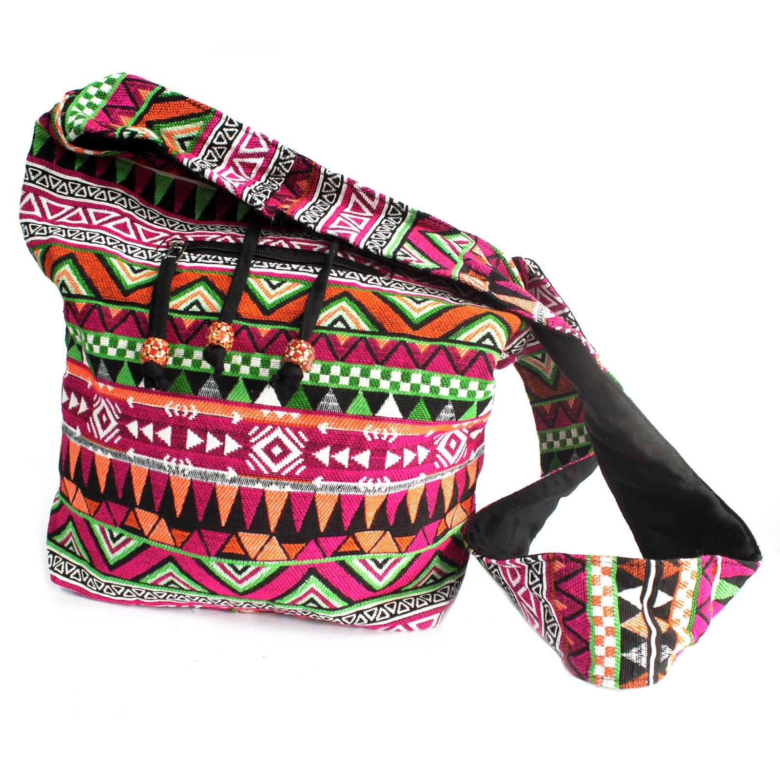 Bolso Jacquard Grande Rosa - Imagen 2
