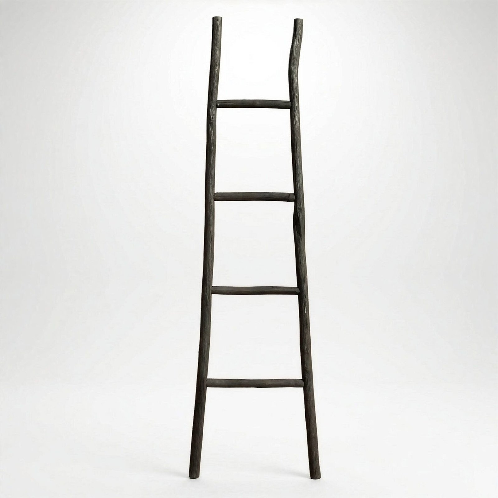 Gran escalera de madera Kemu - 1,5 m - Negro - Estilo japonés - Imagen 4
