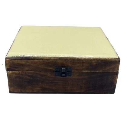 Caja Esmaltada Grande - 20x15x7.5cm - Hormigón