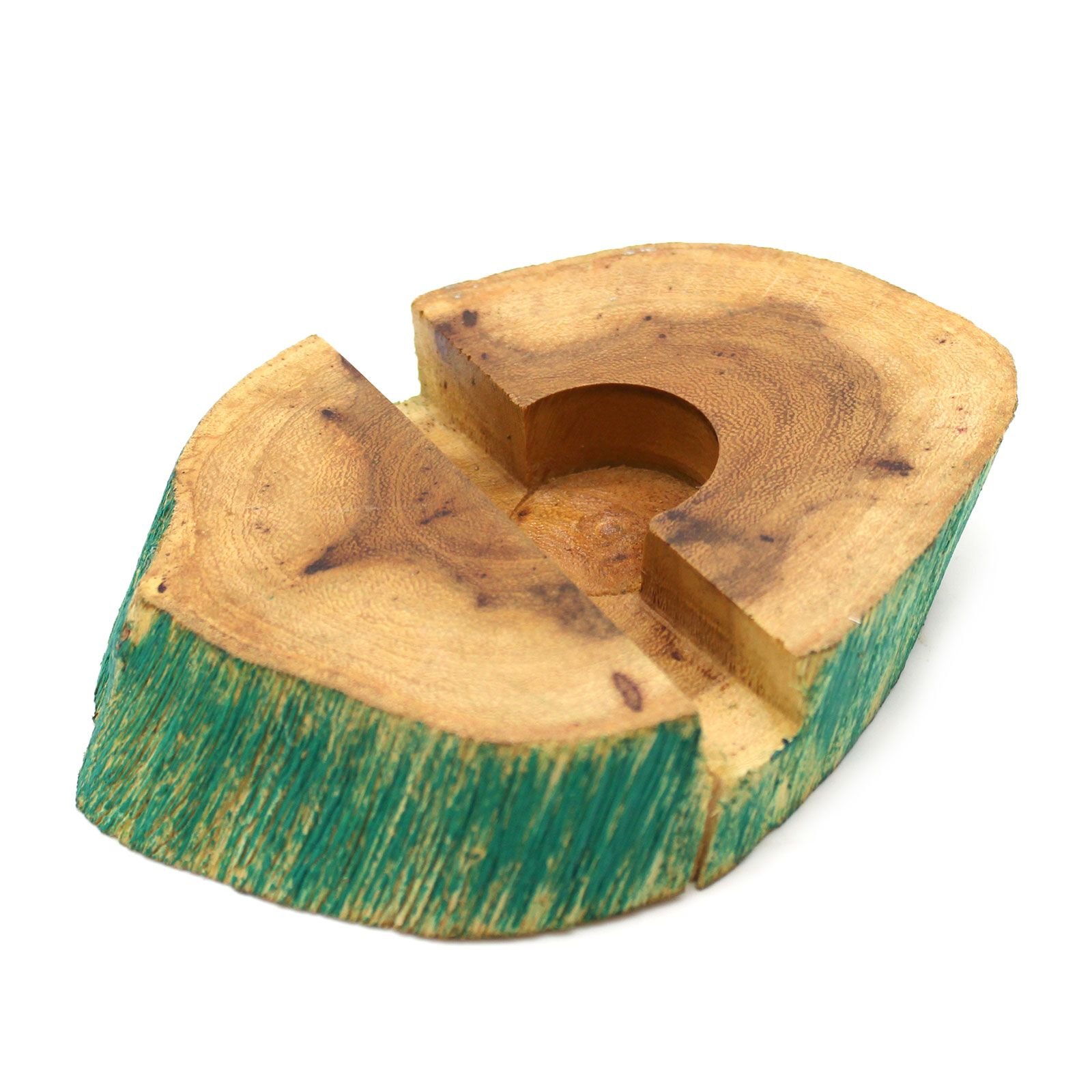 Lrg Gamal Wood Phone Holder - Greenwash - Imagen 3