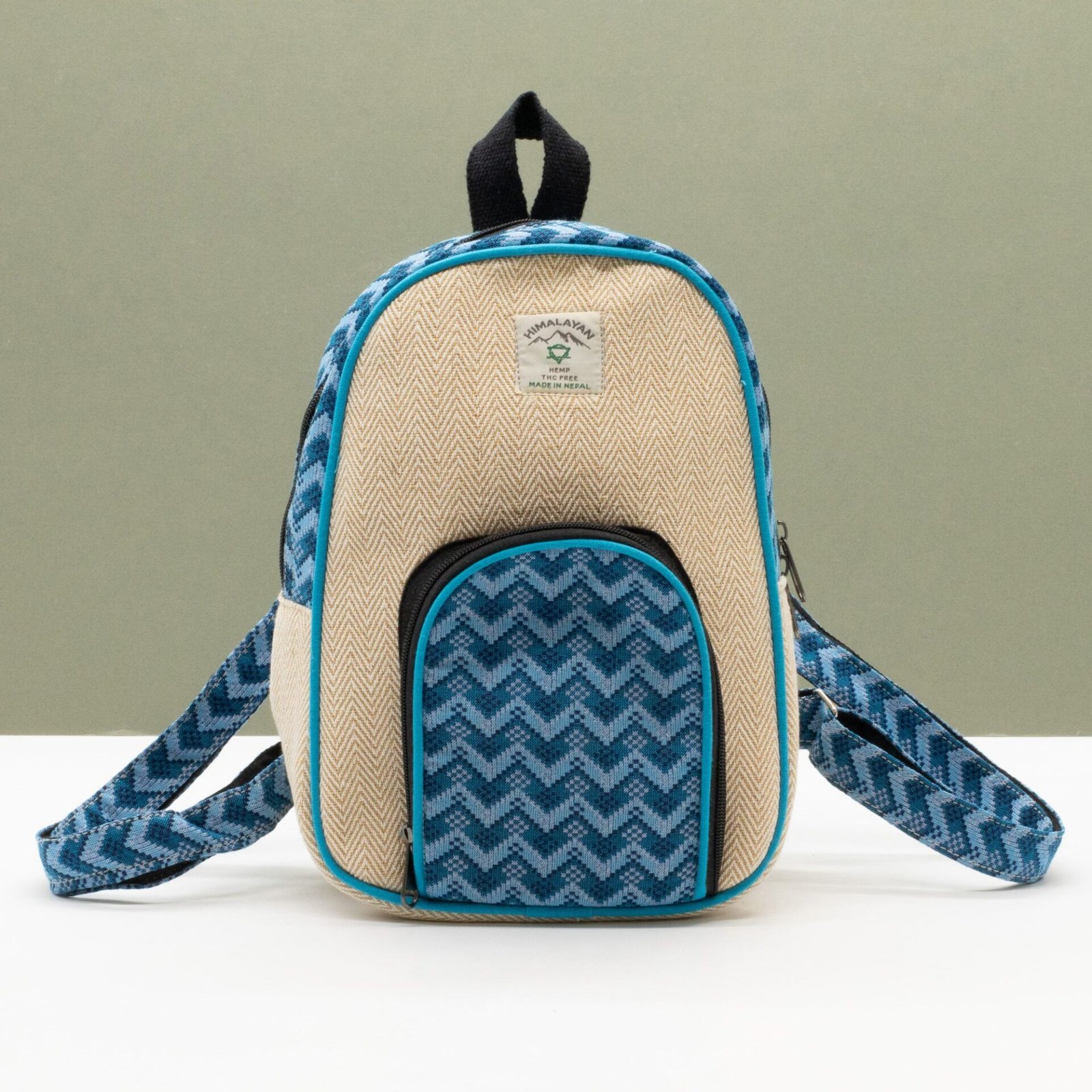 Mochila mediana de Katmandú – Diseño de Dhaka (30x21x9cm) - Imagen 3