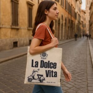 Bolso Básico Icónico - La Dolce Vita - (40x36cm) - Natural 4oz