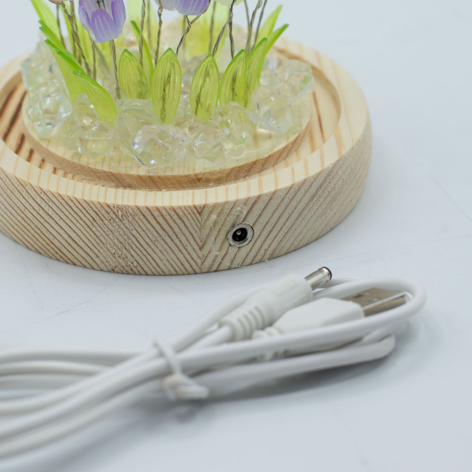 Domo de jardín Floral Glow - 20 tulipanes multicolor - LED USB - Imagen 5