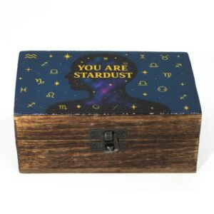 Caja esmaltada mediana - Eres polvo de estrellas