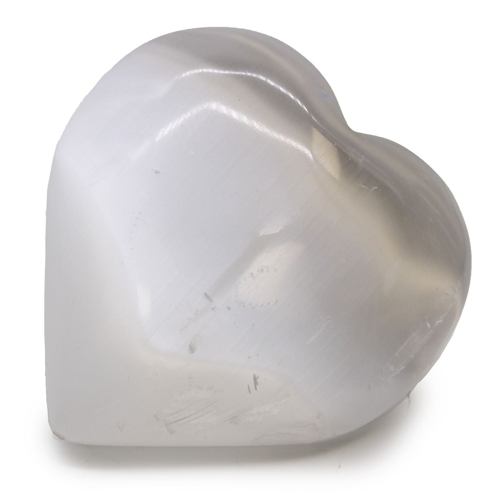 Corazón de selenita - 10 cm - Imagen 3