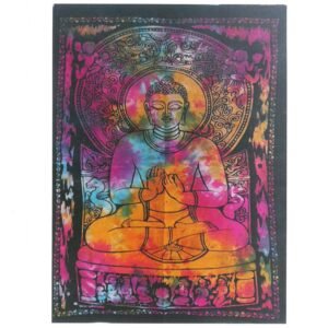 Tapiz de algodón - Buda tranquilo 112 x 78 cm.