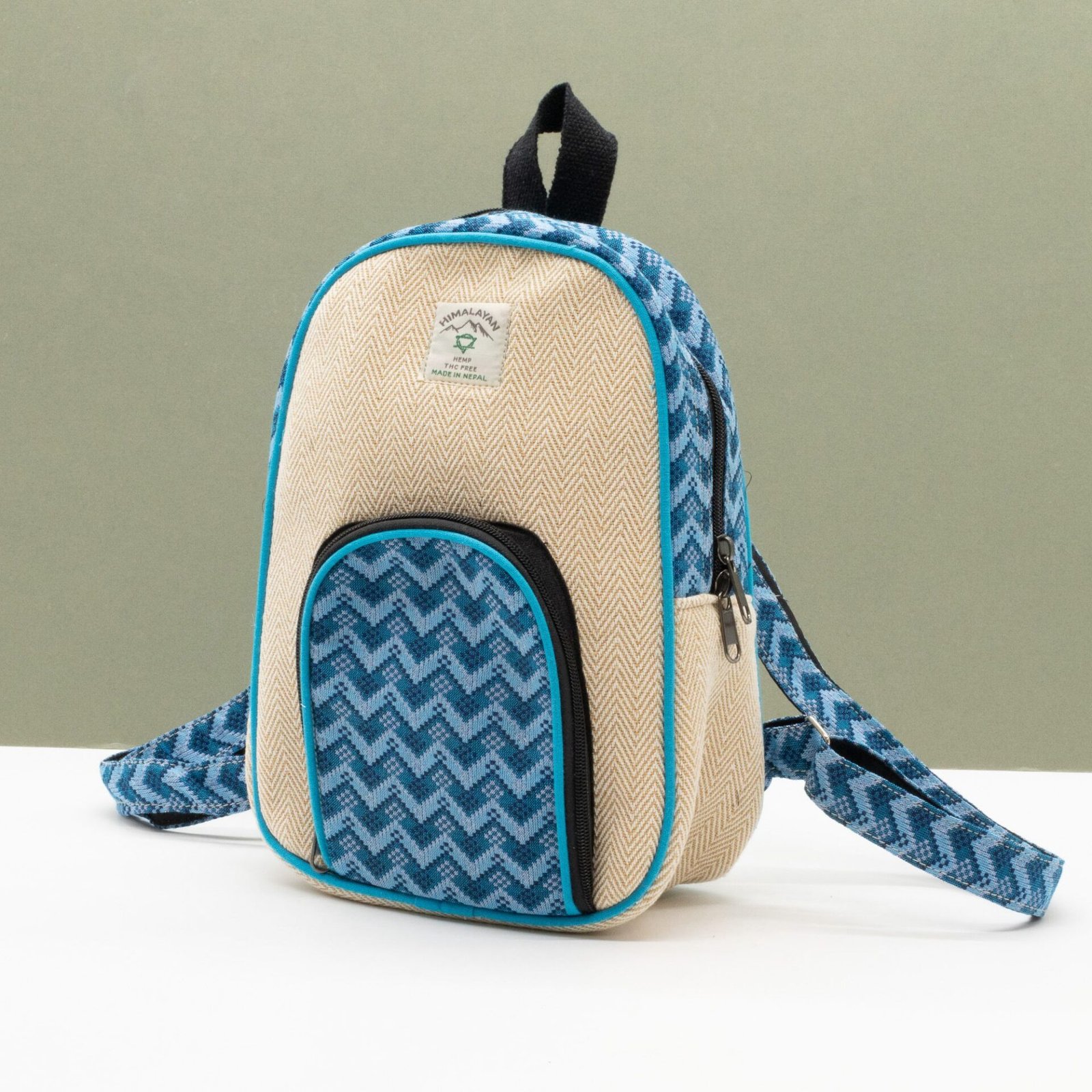 Mochila mediana de Katmandú – Diseño de Dhaka (30x21x9cm) - Imagen 2