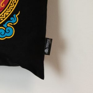 Bolso tote icónico y clásico - Sol del Zodíaco - Negro 6 oz