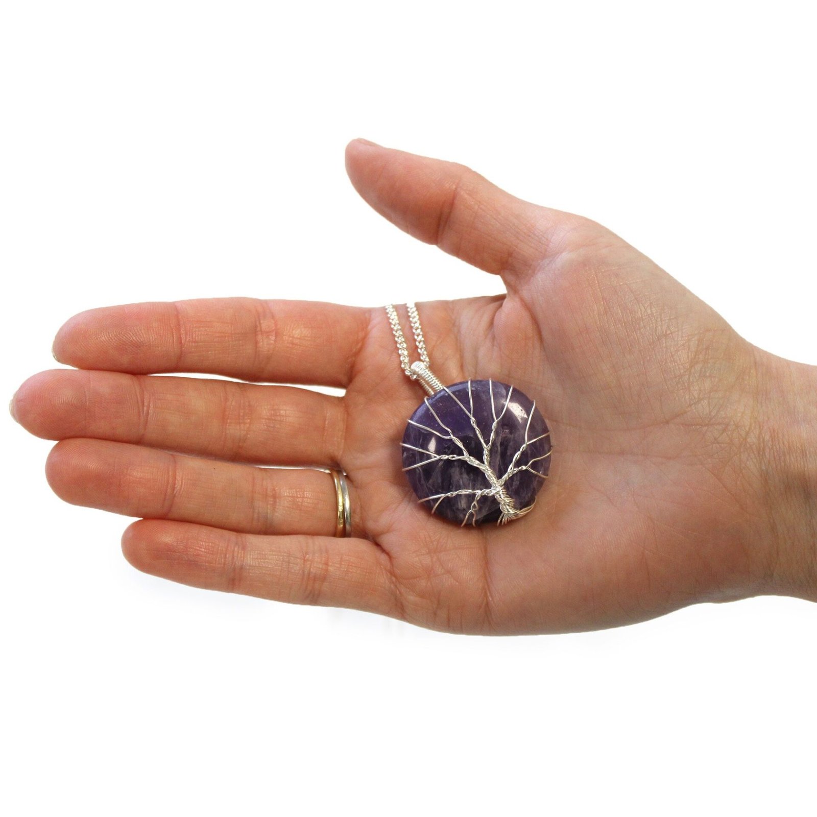 Collar Árbol de la Vida - Amatista - Imagen 2