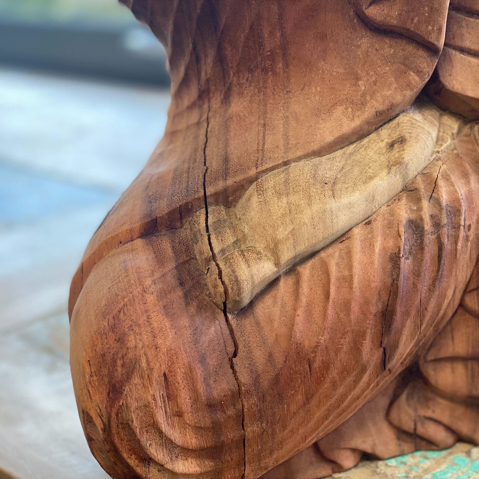 Estatua de Buda Tallada a Mano - 40cmTransmisión de Enseñanza - Imagen 4