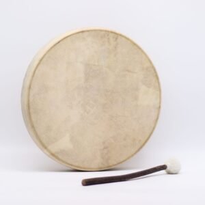 Espíritu del Oso - Tambor Chamán y Baqueta - Afinable - 40 cm
