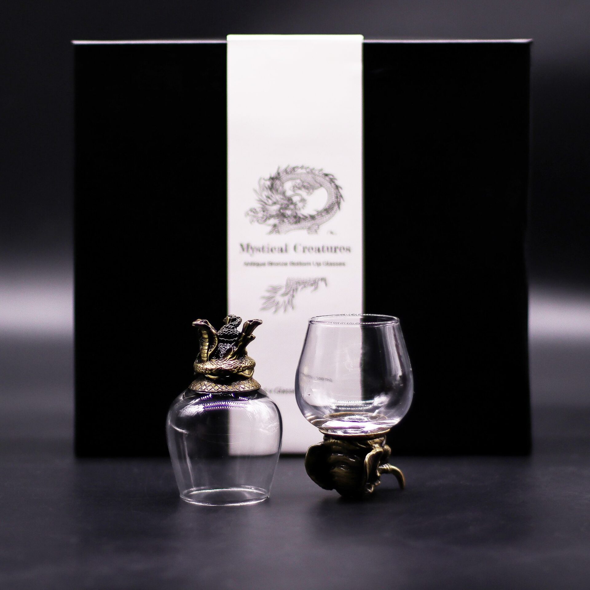 6 vasos (100 ml) - Criaturas Místicas - Bronce Antiguo - Imagen 5