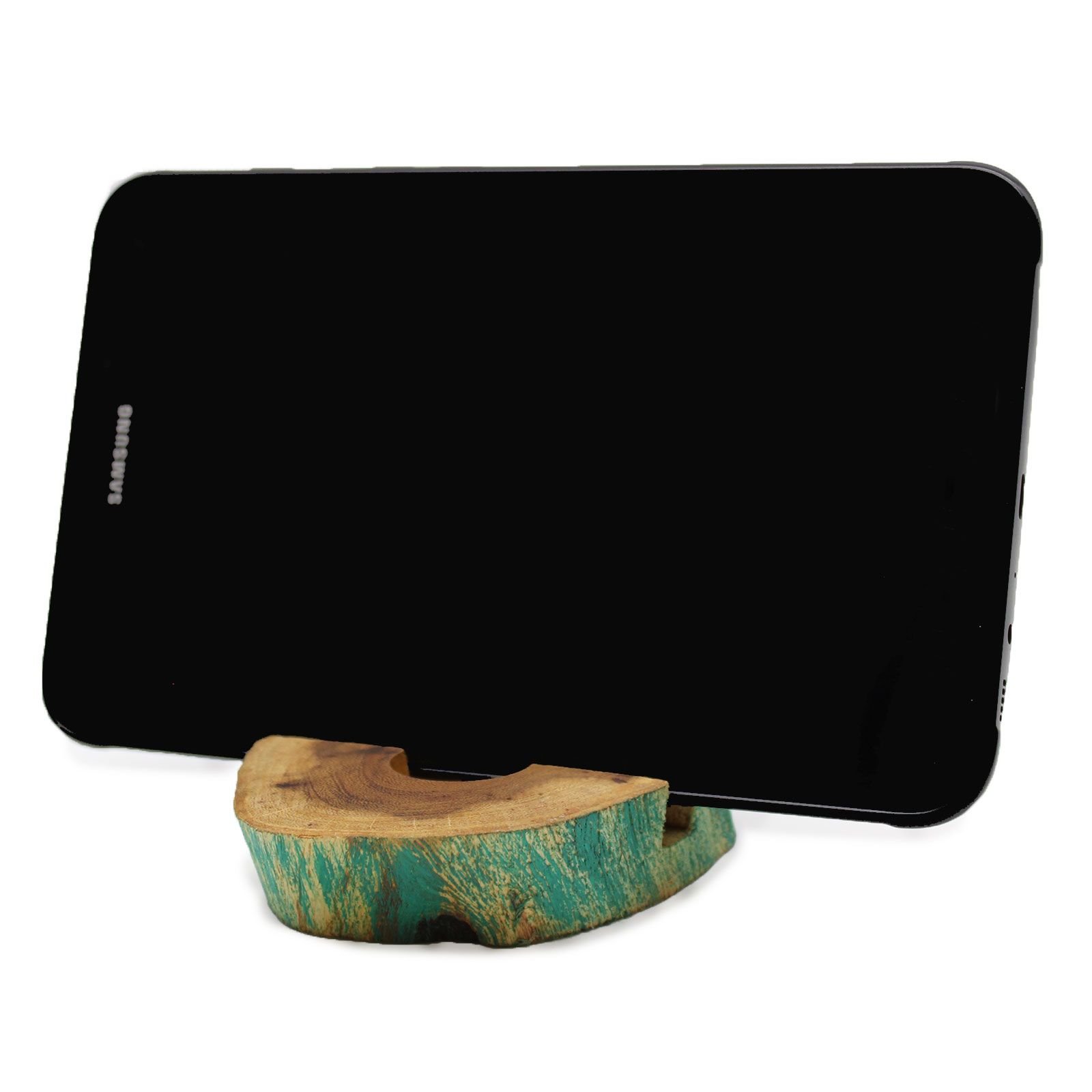 Lrg Gamal Wood Phone Holder - Greenwash - Imagen 2
