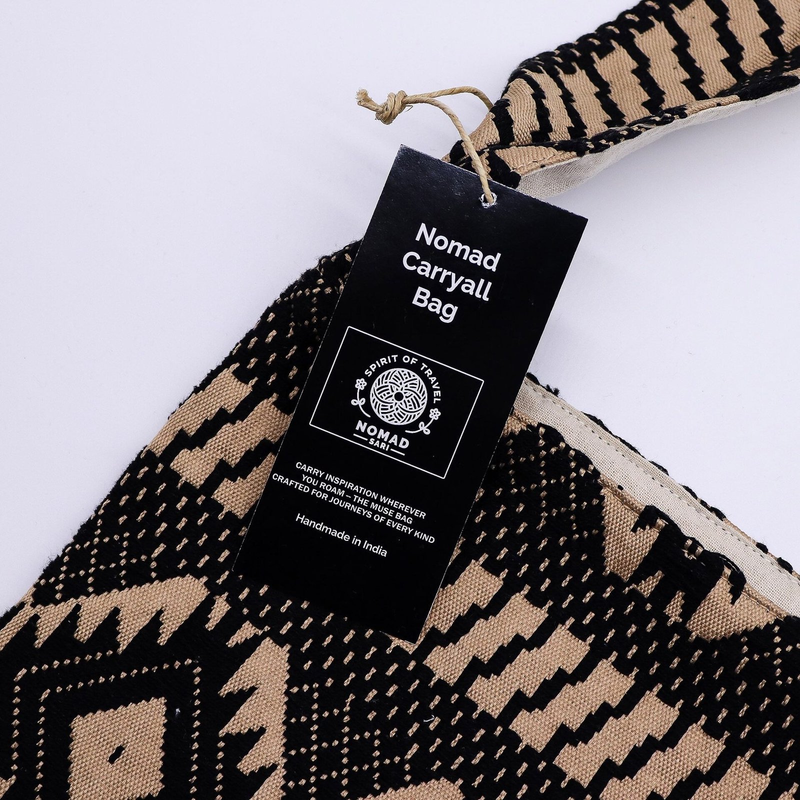 Bolsos Jacquard Naturales – Telar del Desierto – Bolso Tote Nómada - Imagen 3