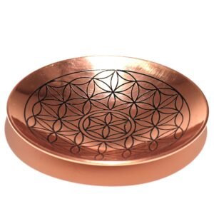 Oferta de cobre / Placa para sahumar - Flor de la Vida