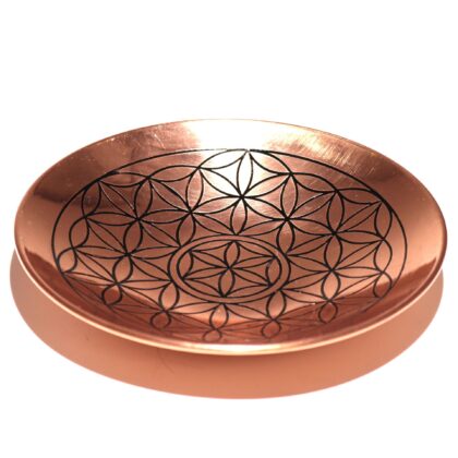 Plato ritual para sahumar - Flor de la Vida