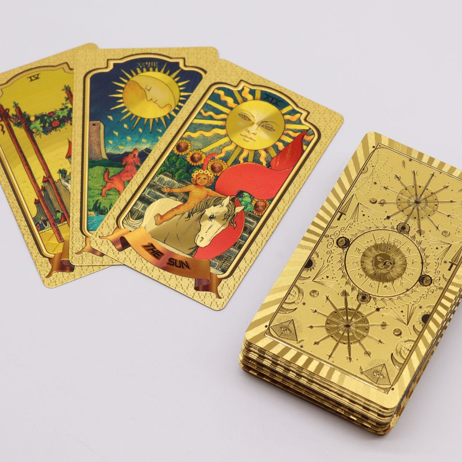 Cartas de Tarot Doradas - Imagen 2