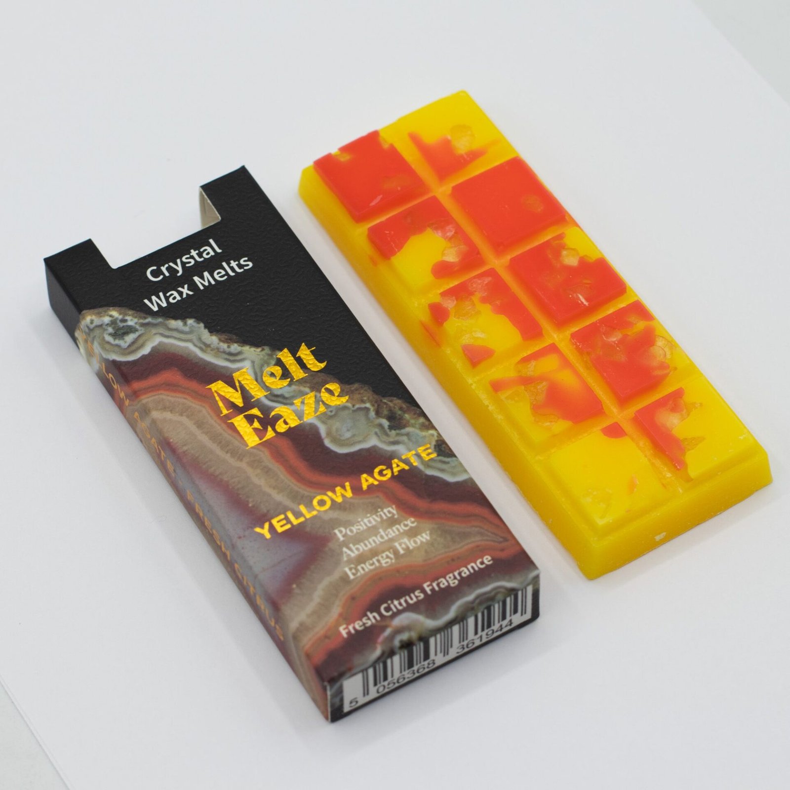 Pastillas de Cera Perfumada MeltEaze 50 g - Brillo Dorado - Cítricos Frescos