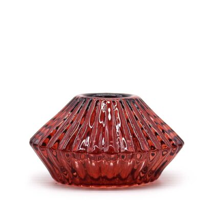 Portavelas reversible vela bujía/vela de té - Rojo vampiro