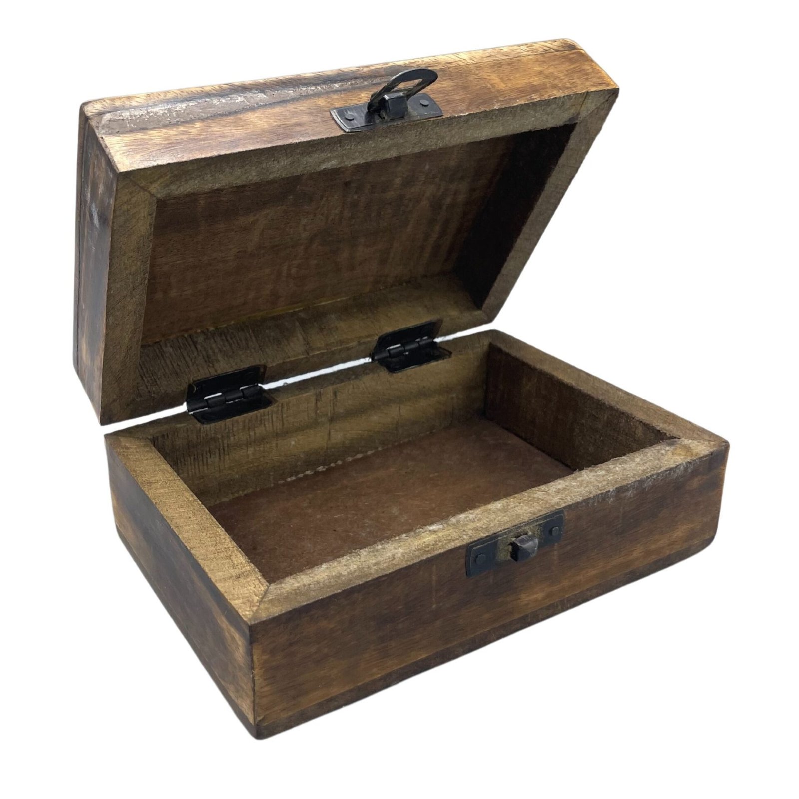 Caja Mediana de Cerámica Esmaltada - 15x10x6cm - Estrellas Azules - Imagen 2