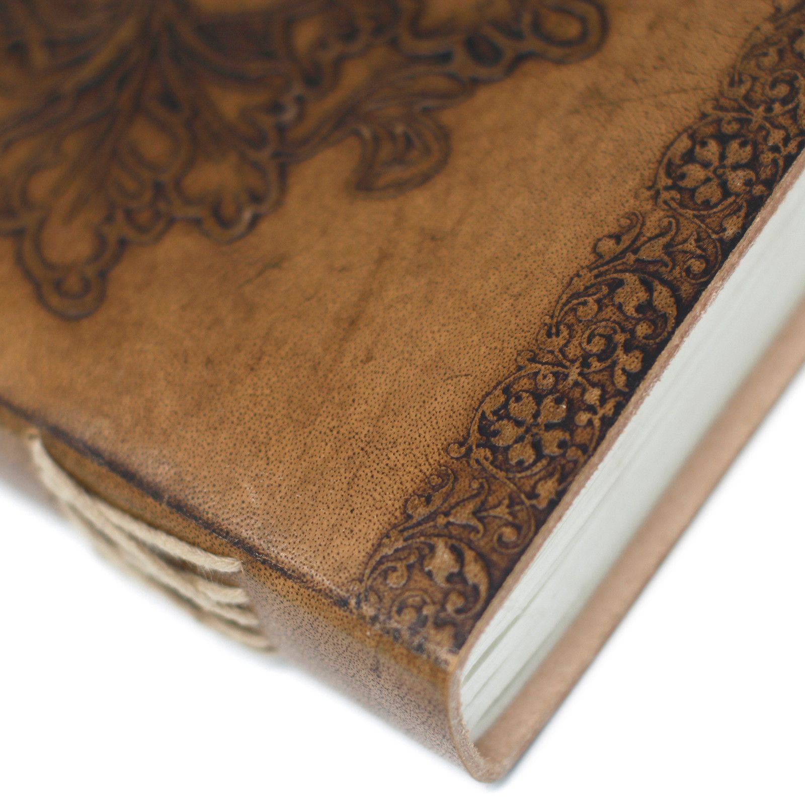 Cuaderno de Cuero del Hombre Verde 20x15 cm. - Imagen 7