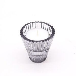 Portavelas reversible para cena / vela de té - Gris medianoche