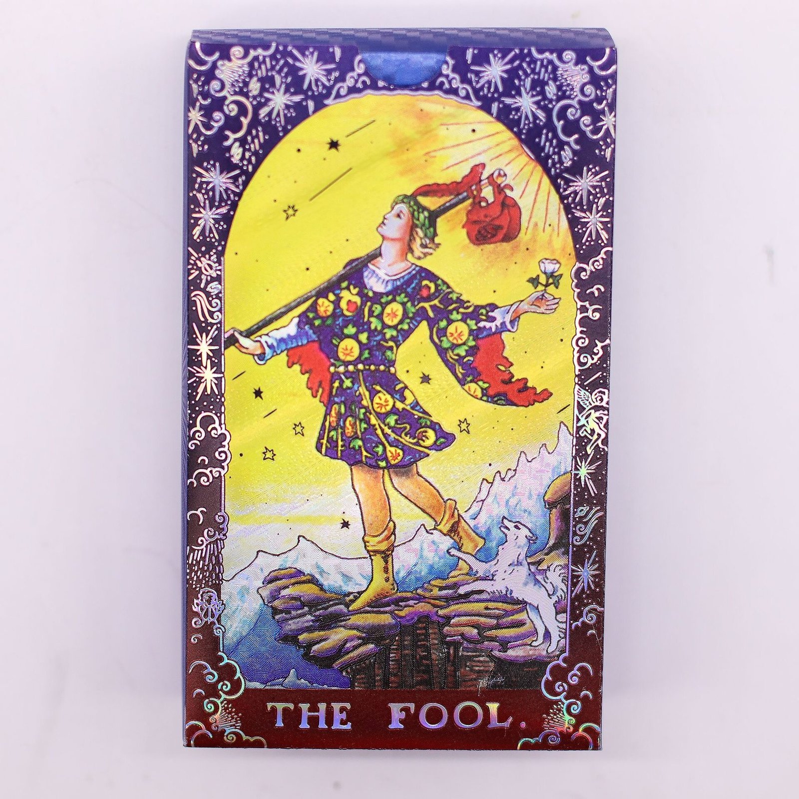 Cartas de Tarot con foil azul - Mandala - con folleto - Imagen 2