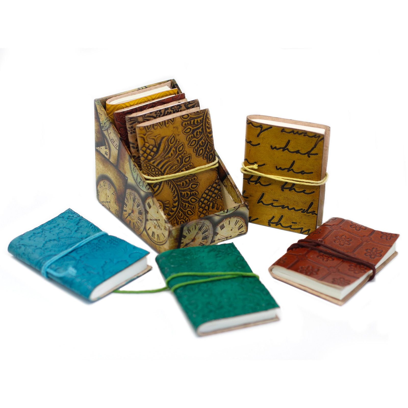 Mini Cuaderno de Cuero (surtidos) - Imagen 6