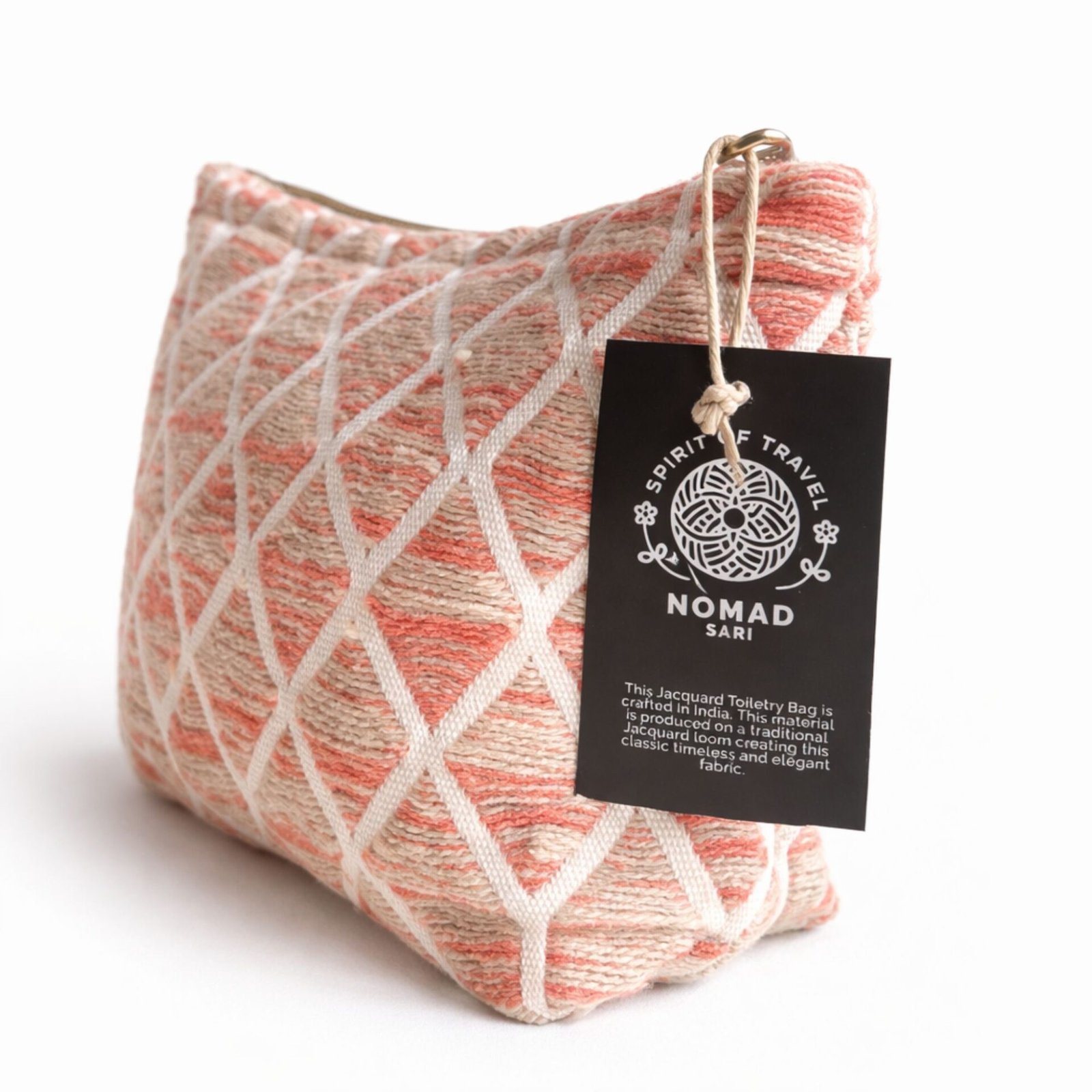 Neceser Nomad Sari Indian Jacquard - Rose Lattice - Imagen 2