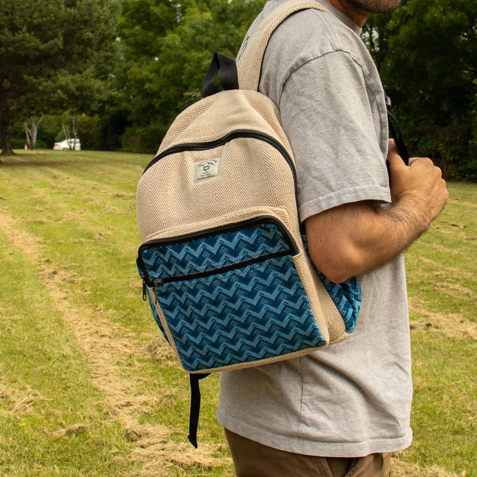 Mochila Mediana Katmandú - Diseño Dhaka (34x27x10cm) - Imagen 15