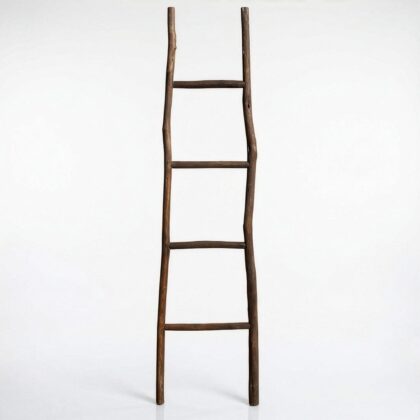 Escalera de Madera Kemu Grande - 1.5m - Chocolate - Estilo japonés