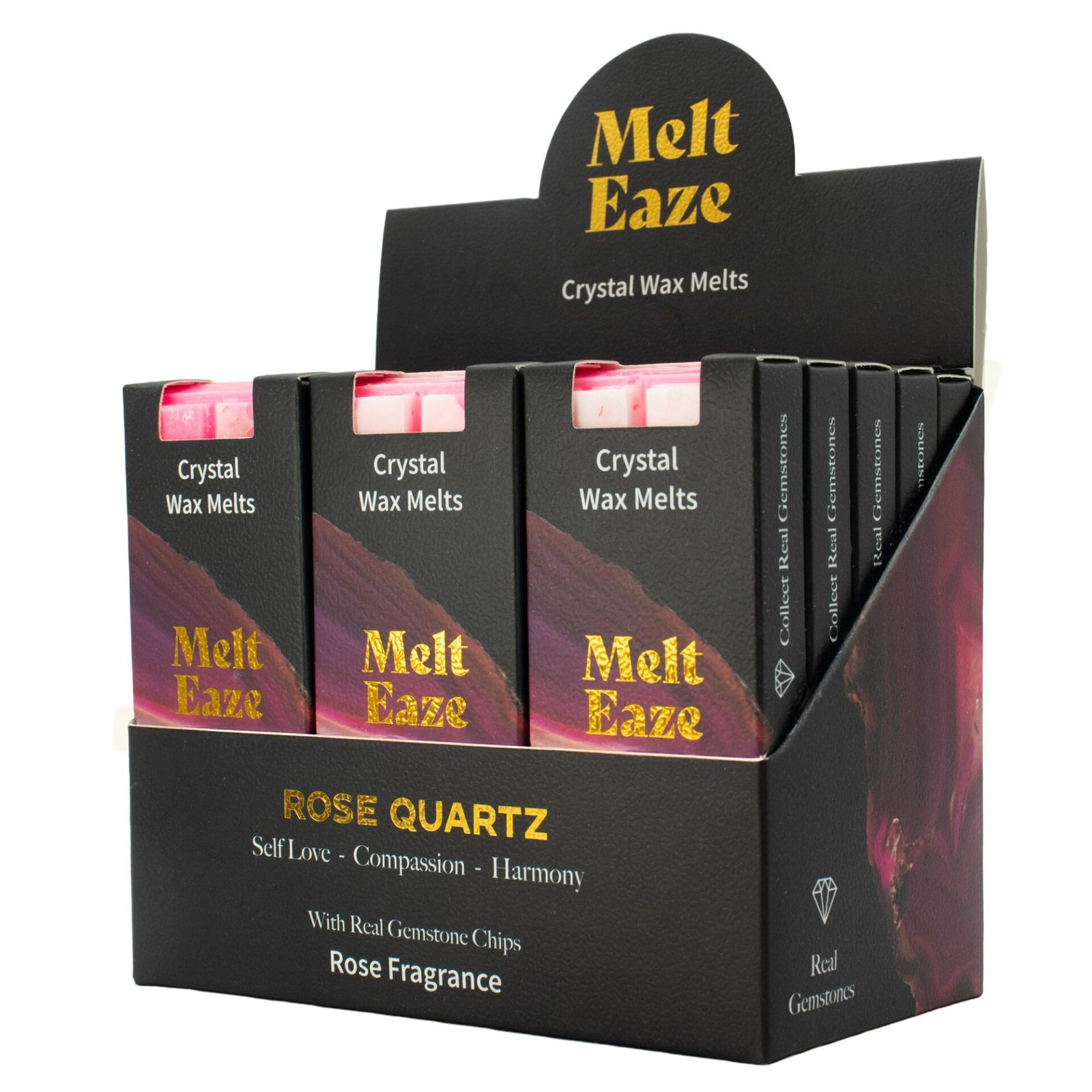 Pastillas de Cera Perfumada MeltEaze 50g - Amor de Cuarzo Rosa - Rosa - Imagen 4