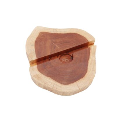 Soporte de madera para teléfono, grande Gamal - Natural