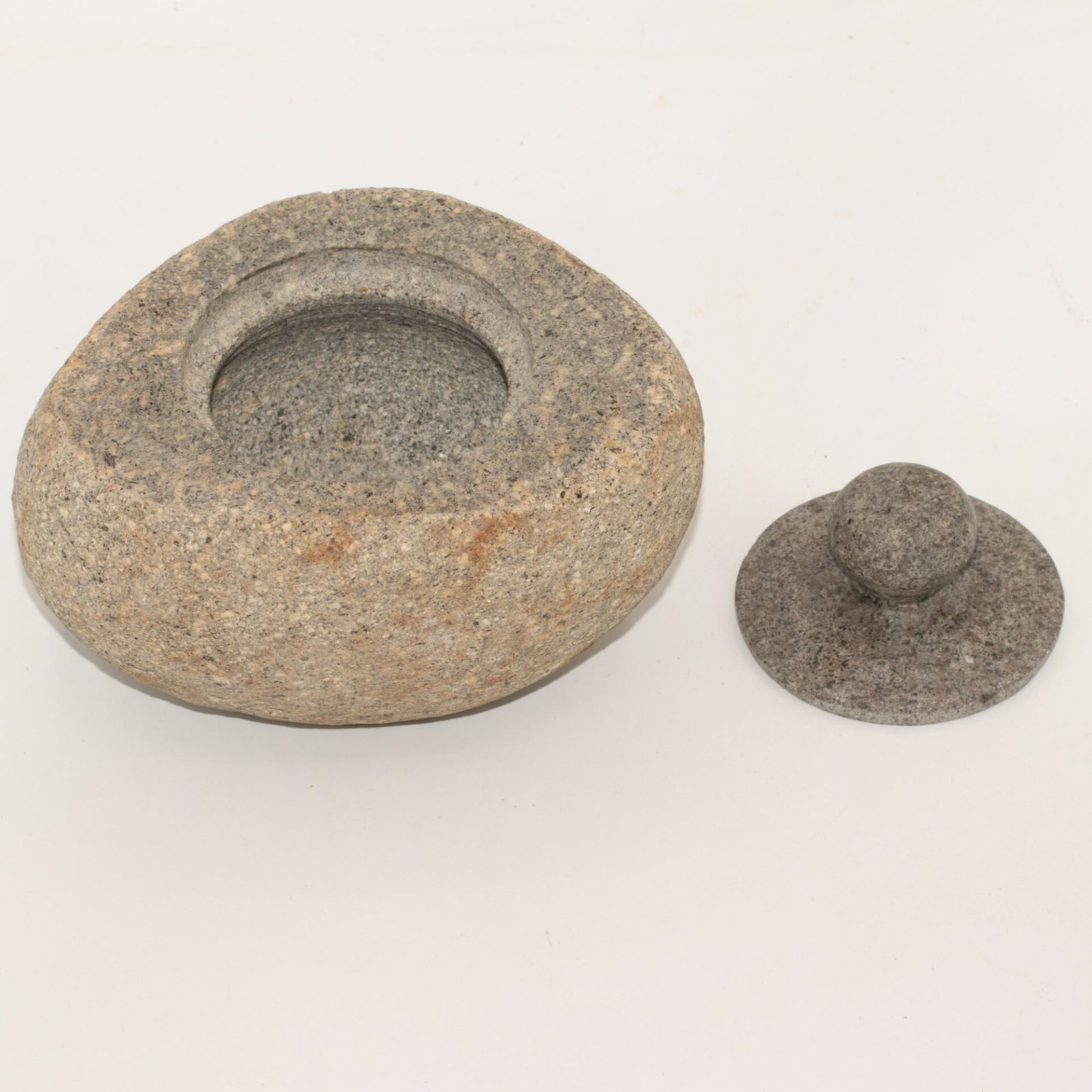 Maceta de piedra de río natural para enraizamiento - Grande (aprox 15x12cm) - Imagen 4