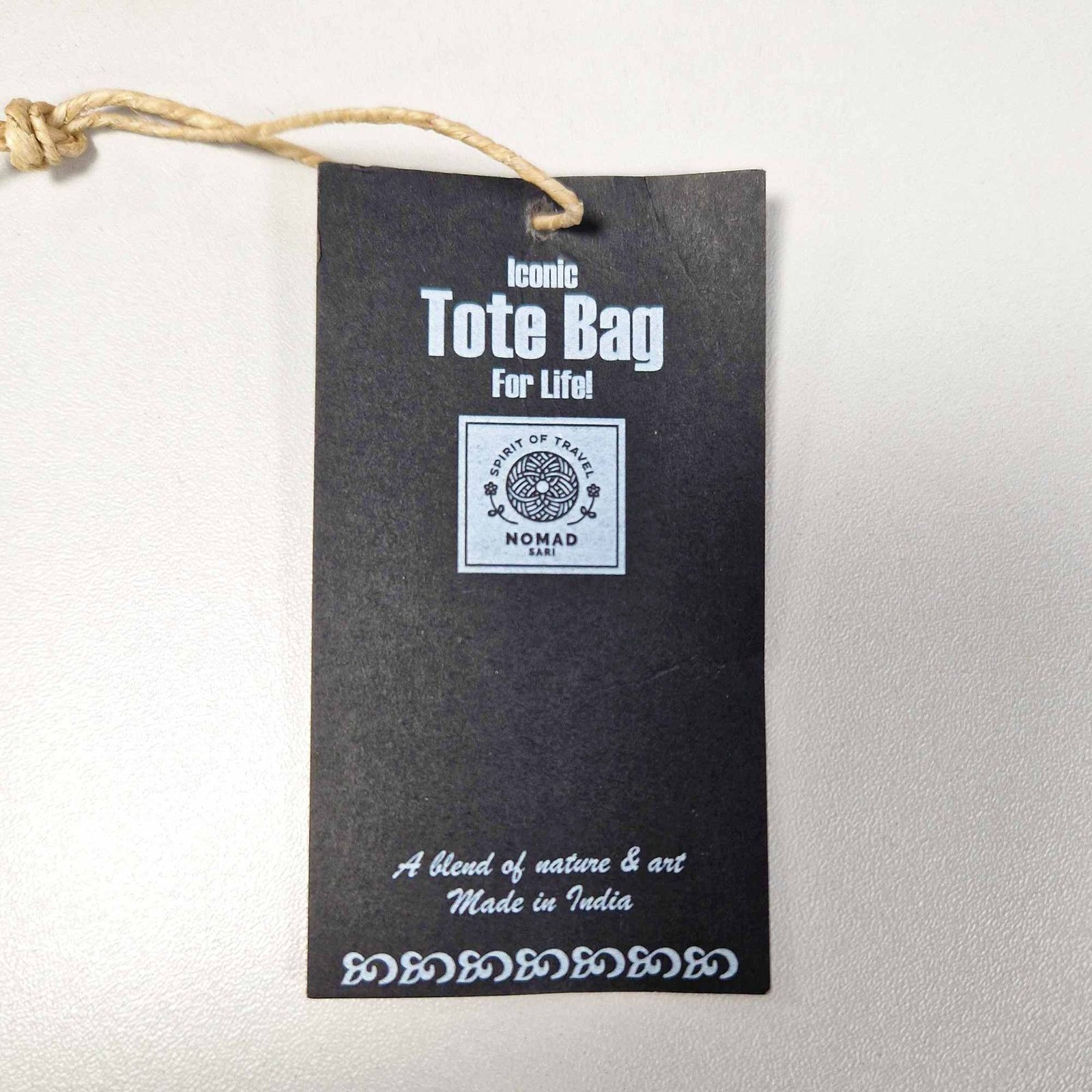 Bolso Básico Icónico - Mantente salvaje, niño con ánimo - Negro natural 10 oz (36 x 43 x 10 cm) - Imagen 4