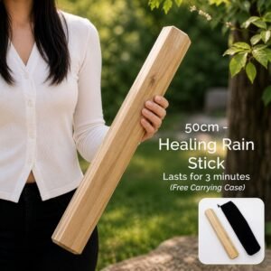 Varita de lluvia curativa de madera Manglid - 50 cm (3 minutos)