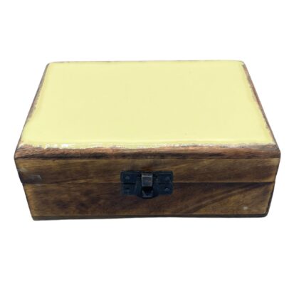 Caja Esmaltada Mediana - 15x10x6cm - Hormigón