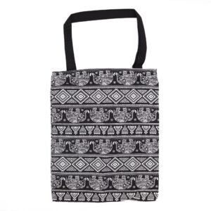 Bolsa Tote Clásica con Cremallera (Motivo Elefantes) 40x34cm