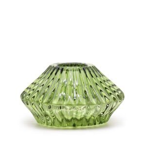 Portavelas reversible con diseño de flor para cena / vela de té - Jardín de Jade