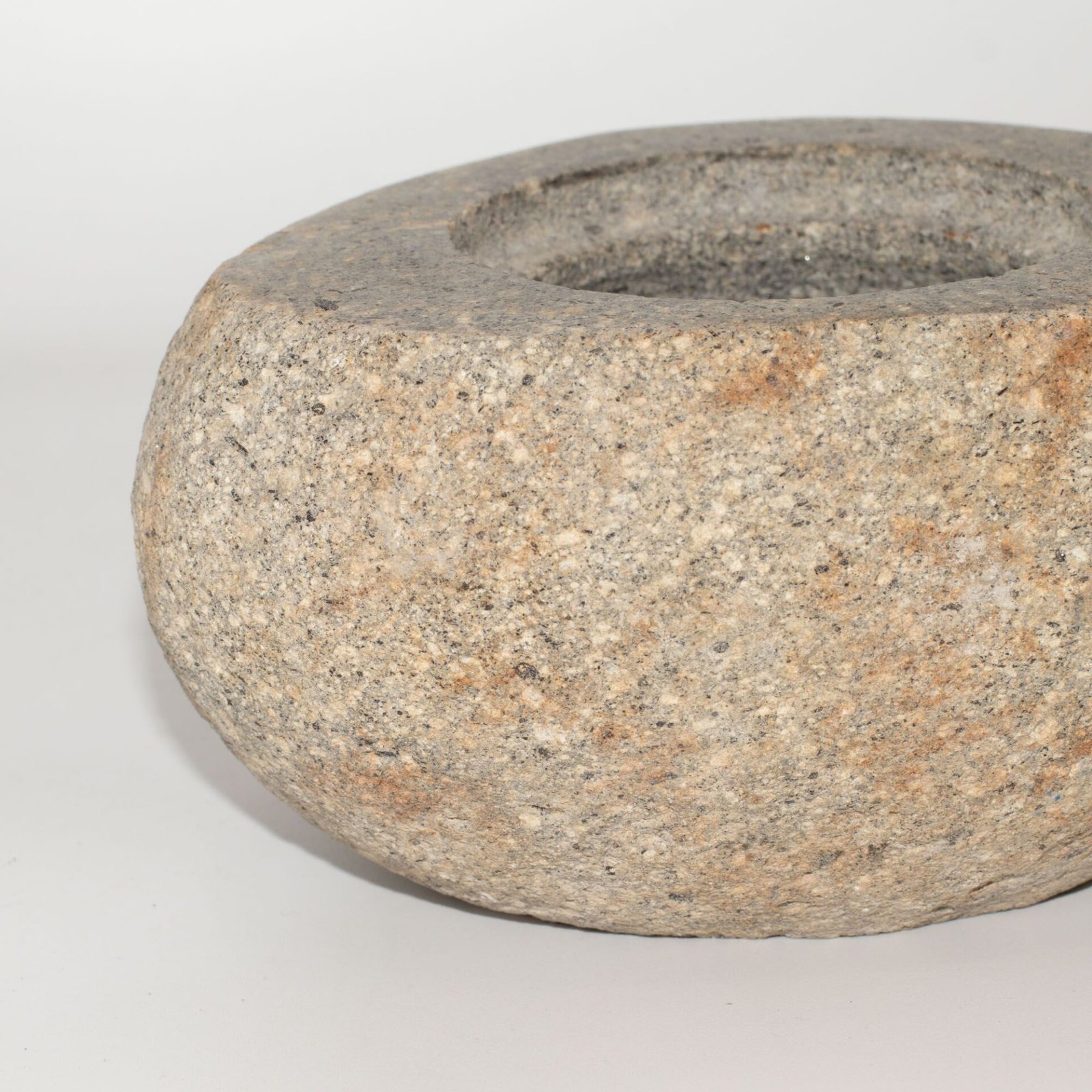 Maceta de piedra de río natural para enraizamiento - Grande (aprox 15x12cm) - Imagen 6