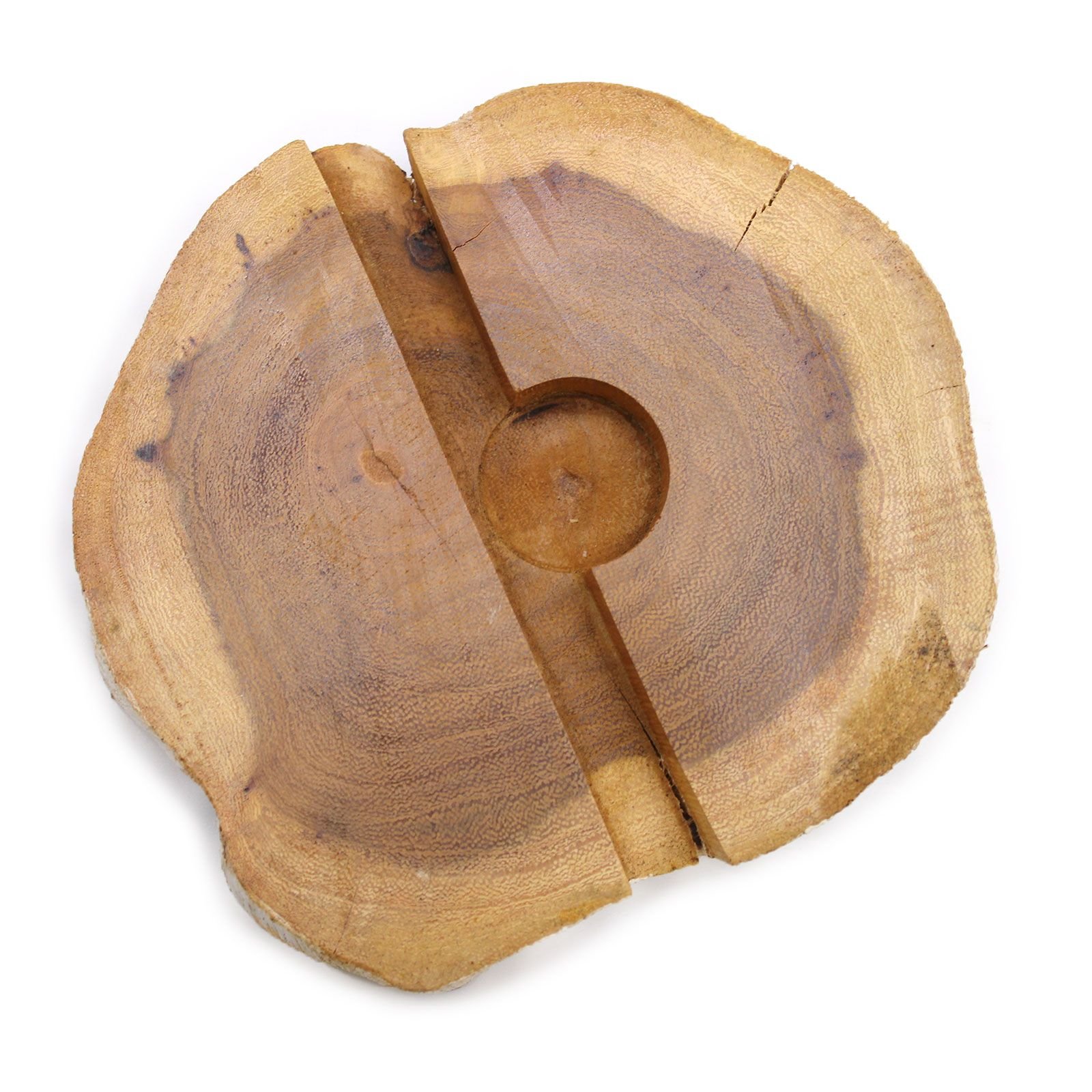 Lrg Gamal Wood Phone Holder - Whitewash - Imagen 6