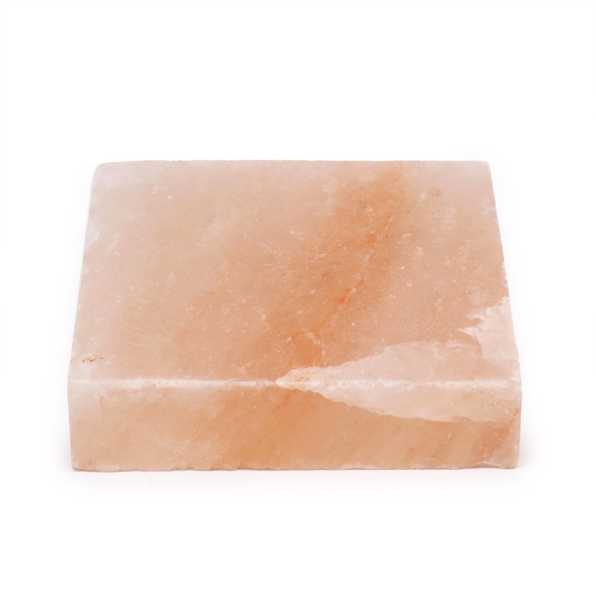 Placa de cocción de sal del Himalaya - Cuadrado - 20x20x5cm
