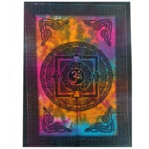 Tapiz de algodón - Sagrado OM 112 x 78 cm.