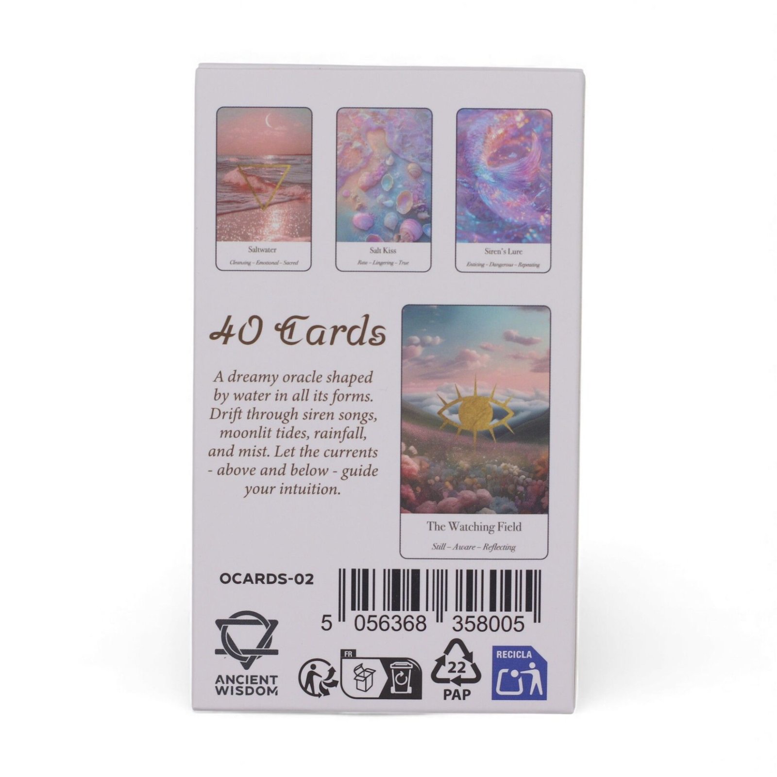 Cartas de Oráculo de Aguas Etéreas - Sirenas y Luz de la Luna - Imagen 2