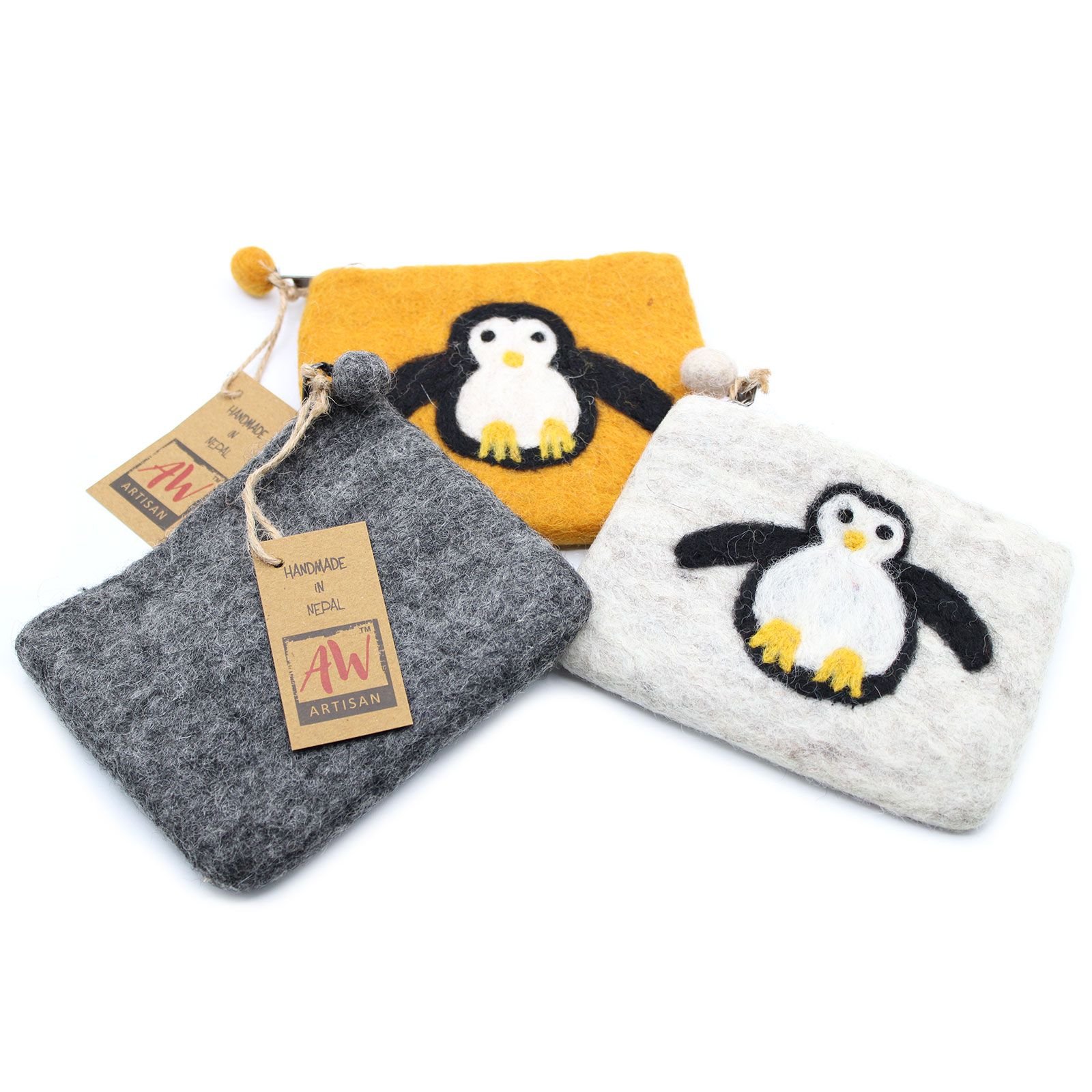 Estuche de Fieltro Natural (surt) - Pingüino Lindo - Imagen 6
