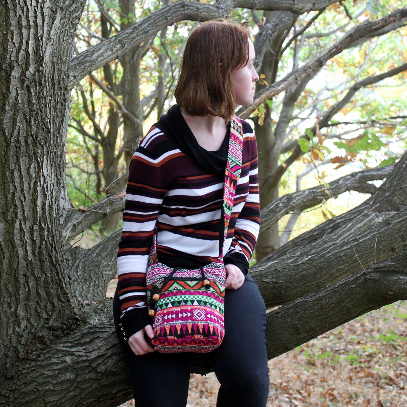 Bolso Jacquard Pequeño Rosa - Imagen 2
