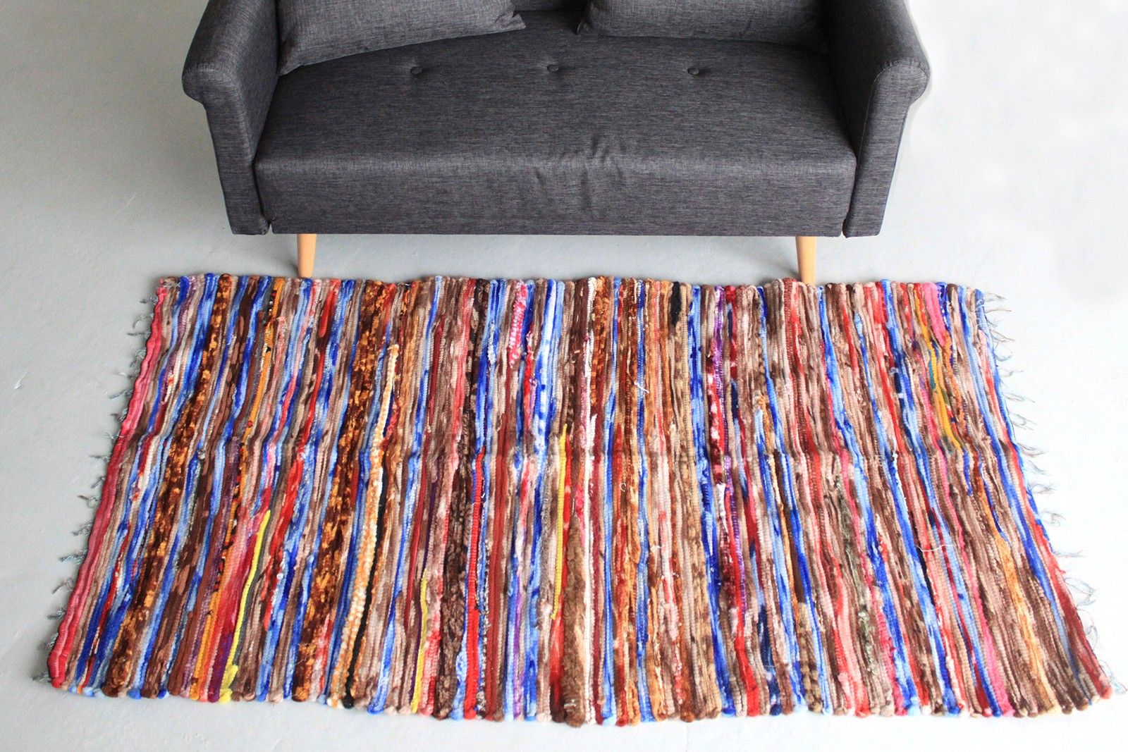 Alfombra grande de trapo - 105x185cm - Imagen 12